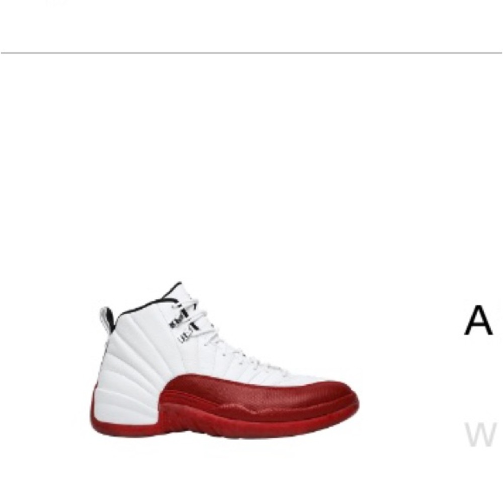 AIR JORDAN 12 RETRO “CHERRY” 2009 MENS SIZE 13 MISSING LACES